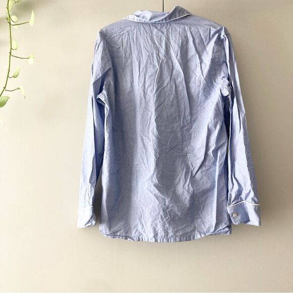 J. Crew Pajama Top in cotton Poplin Sz S - Picture 5 of 6